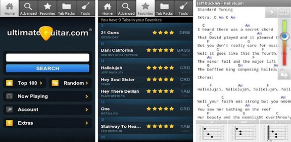 اپلیکیشن Ultimate Guitar Tab- هوچین